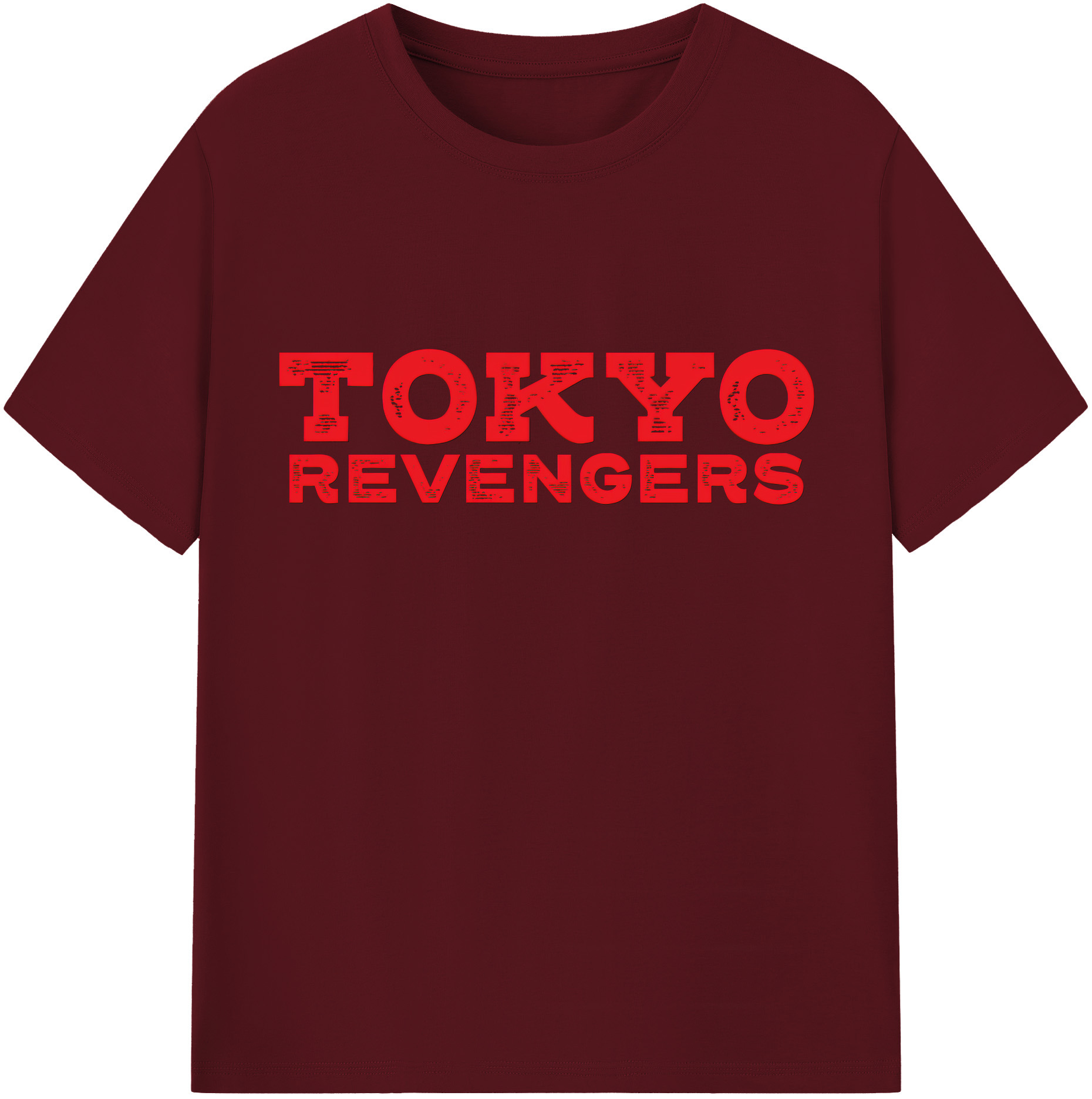 （画像用） 東京リベンジャーズ Tokyo Revengers 綿100％半袖Tシャツ（フロントプリント）